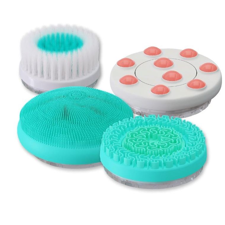 Lumineo, Professional Line, zestaw głowic do szczoteczki lumineo pro, turkusowy, 4 szt.