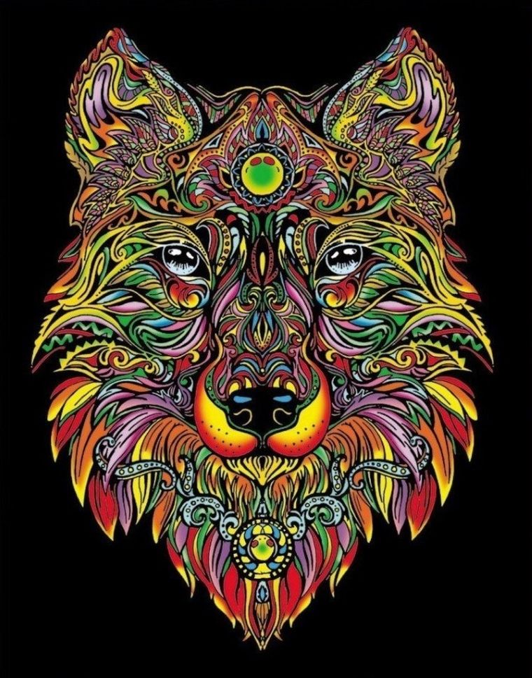 Lupus. Kolorowanka welwetowa, 47-35 cm