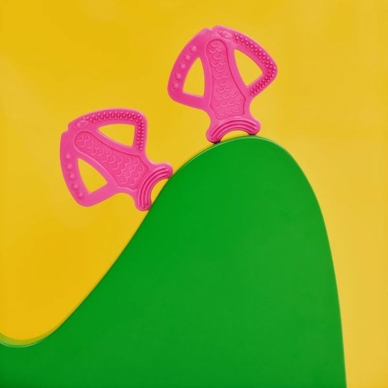 Luu Kids, Gigi the Fish, gryzak dla dzieci, Pink