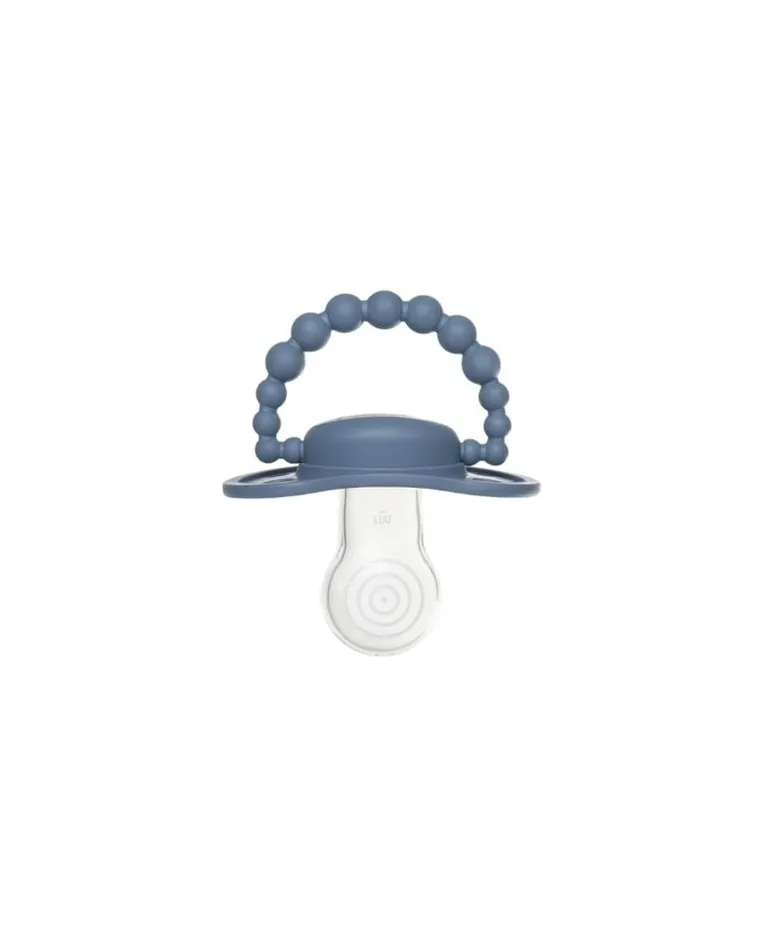 Luu Kids, smoczek pozycjonujący, Cloudy Blue, 0-3m