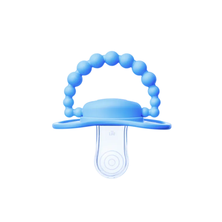 LUU Kids, smoczek pozycjonujący, Greek Sky, 0-3m