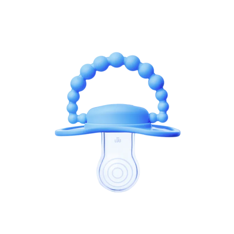 LUU Kids, smoczek pozycjonujący, Greek Sky, 3-6m