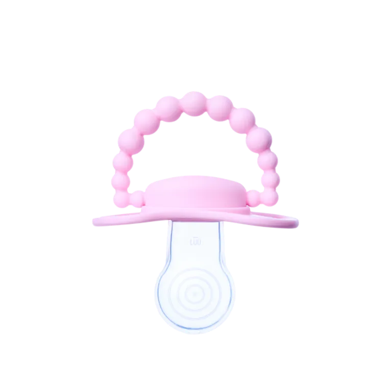 LUU Kids, smoczek pozycjonujący, Pink A Boo, 6m+