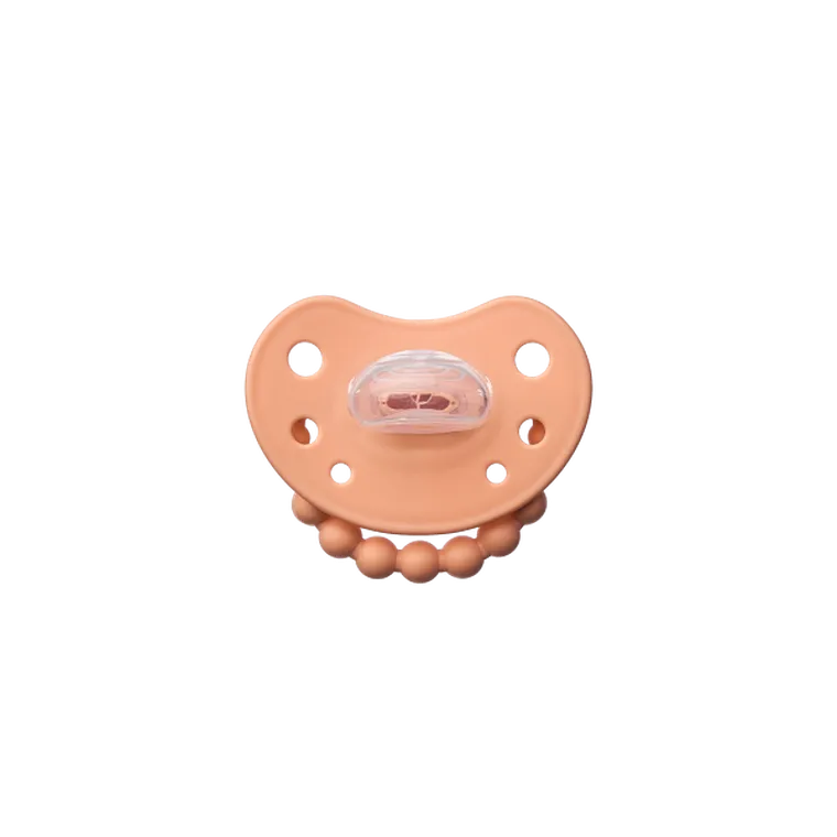 LUU Kids, smoczek pozycjonujący, Summer Apricot, 0-3m