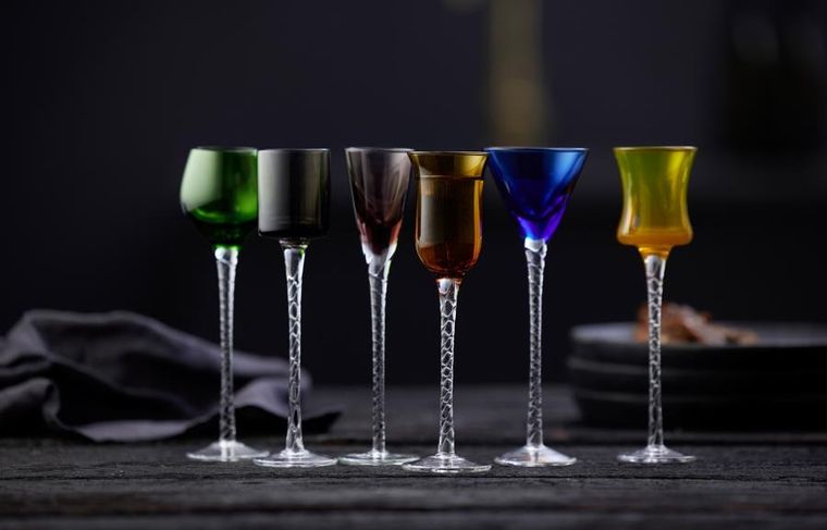 Lyngby Glas, Aquavit, kieliszki do wódki, London, 6 szt.