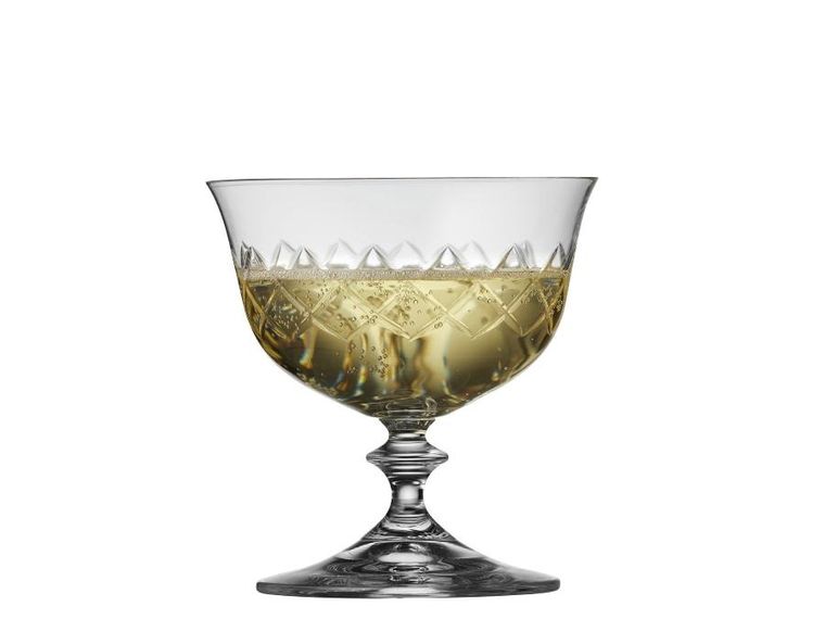 Lyngby Glas, kieliszki do szampana ze szkła kryształowego, Eaton, 280 ml, 2 szt.