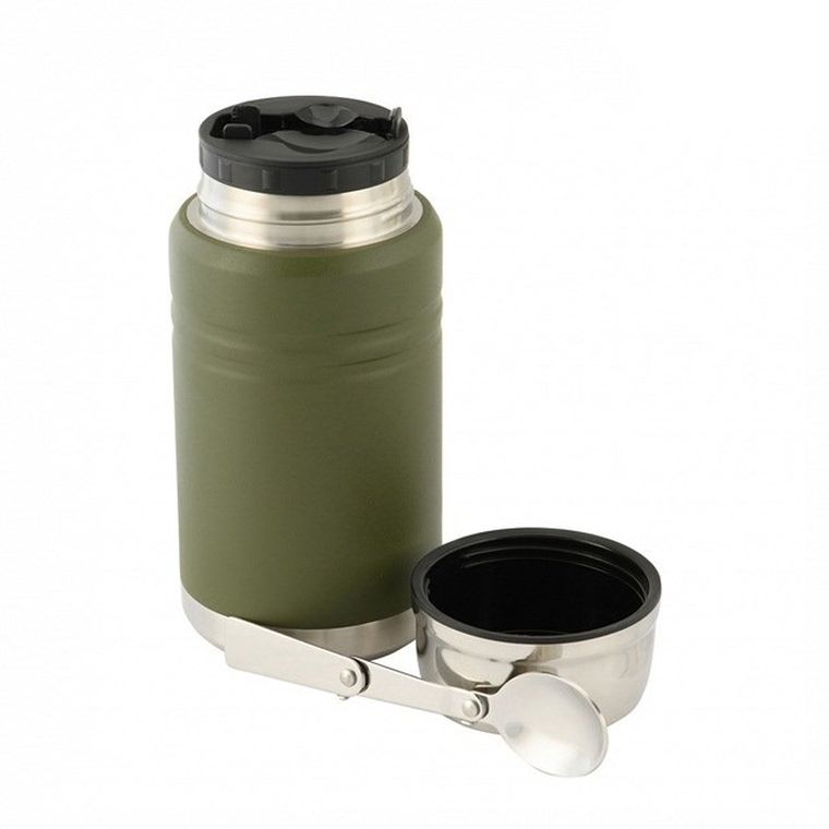 M-tac, Inox, termos obiadowy z łyżką ze stali, olive, 750 ml