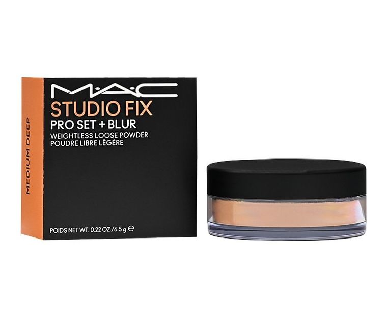 MAC, Studio Fix Pro Set + Blur Weightless Loose Powder, puder do twarzy, Medium Deep