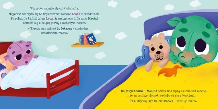 Maciuś i Leon idą do lekarza