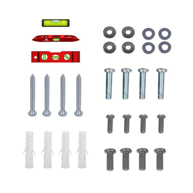 Maclean, Max Vesa, uchwyt do telewizora, 600-400 mm, 32-80", 45 kg, regulacja odchylenia, MC-413