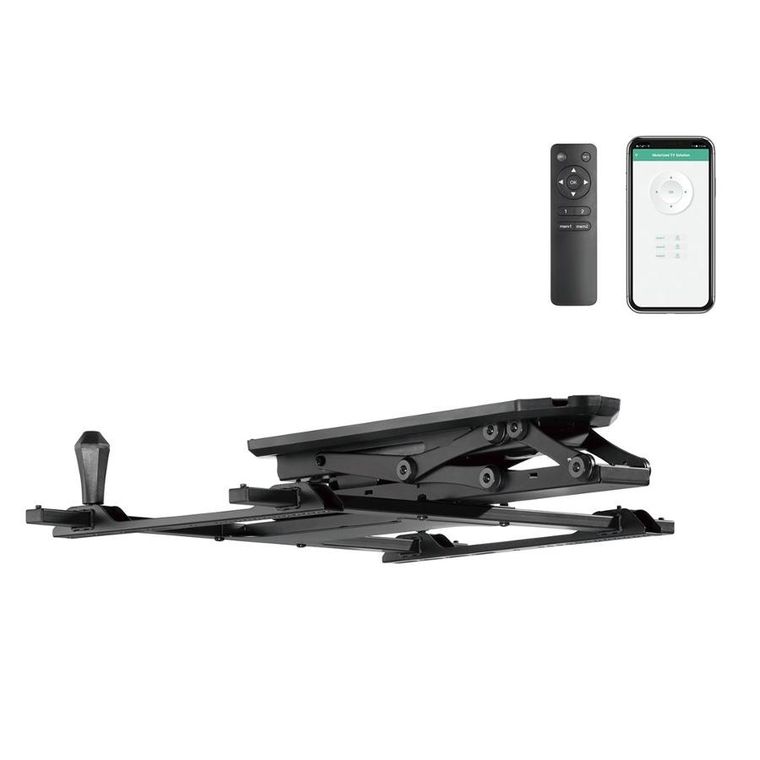 Maclean, uchwyt do telewizora, elektryczny, sufitowy, 32"-70", 35 kg, MC-880T
