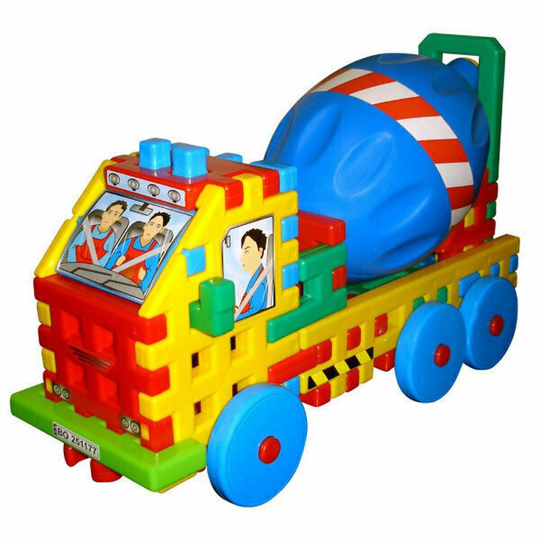 Macyszyn Toys, betoniarka, klocki konstrukcyjne