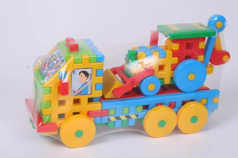 Macyszyn Toys, klocki konstrukcyjne, Ciężarówka z koparką