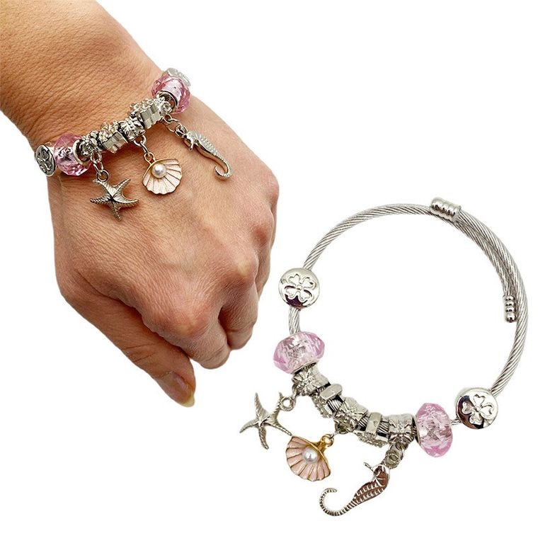 Madej, bransoletka z charmsami, 1 szt.