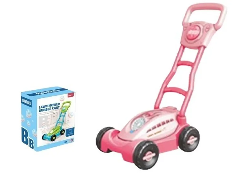 Madej, kosiarka na bańki ze światłem, różowa