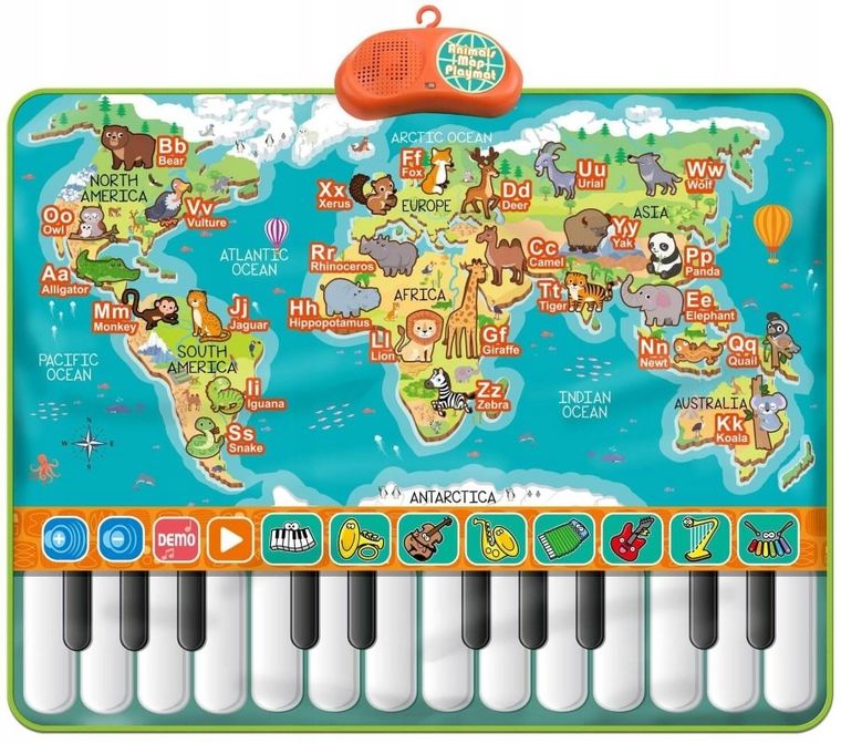 Madej, mata muzyczna, mapa