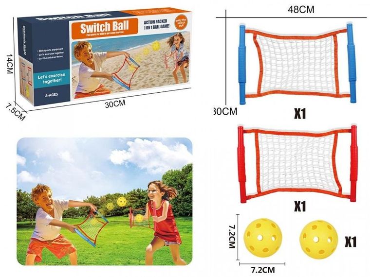 Madej, siatka-łapacz, gra plażowa