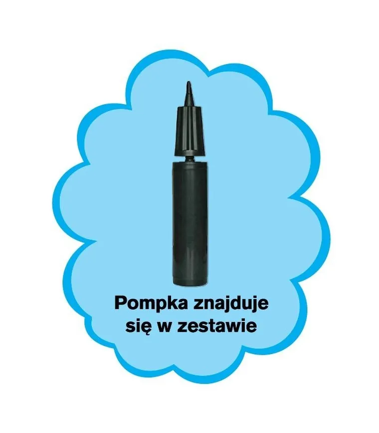 Madej, Skoczek jednorożec, z pompką, 50 cm