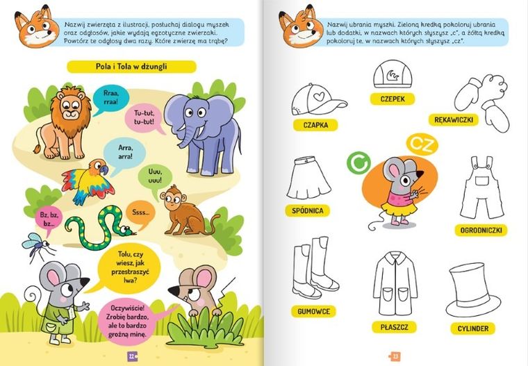 Mądra główka mówi słówka. Zabawy logopedyczne przedszkolaka