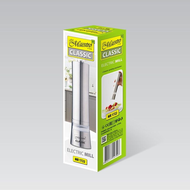 Maestro, młynek elektryczny do przypraw, MR-1722