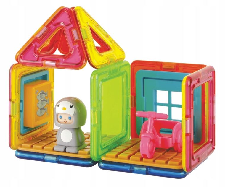 Magformers, Cube House, Pingwin, klocki magnetyczne, 20 elementów