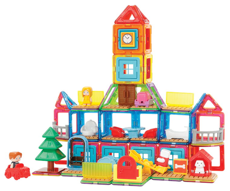 Magformers, Milo's Mansion, klocki magnetyczne, 33 elementy
