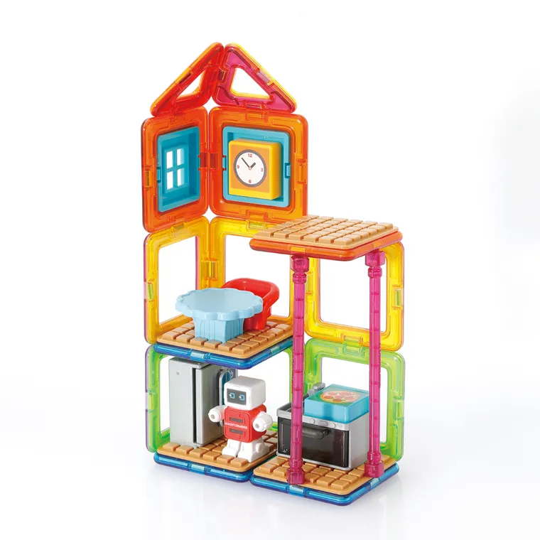 Magformers, Minibot's Kitchen, klocki magnetyczne, 33 elementy