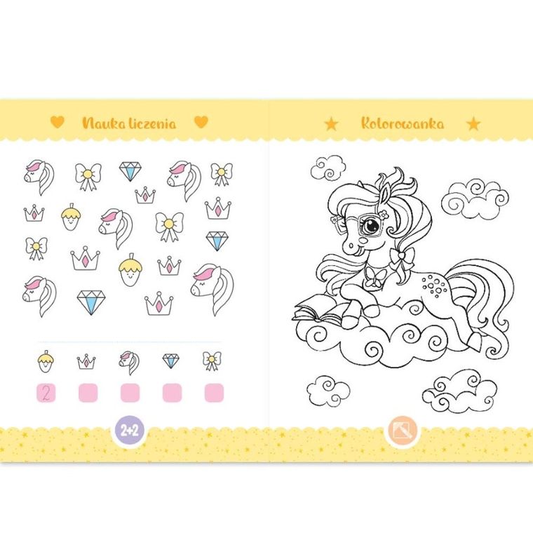 Magiczne koniki. Aktywizujące zabawy dla dziewczynek