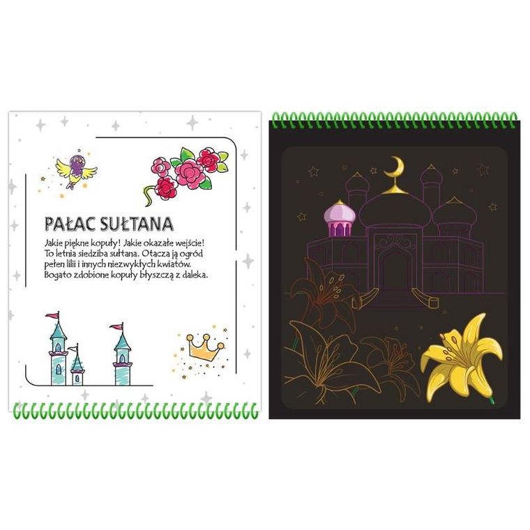 Magiczny pałac. Zdrapywanka z rysikiem