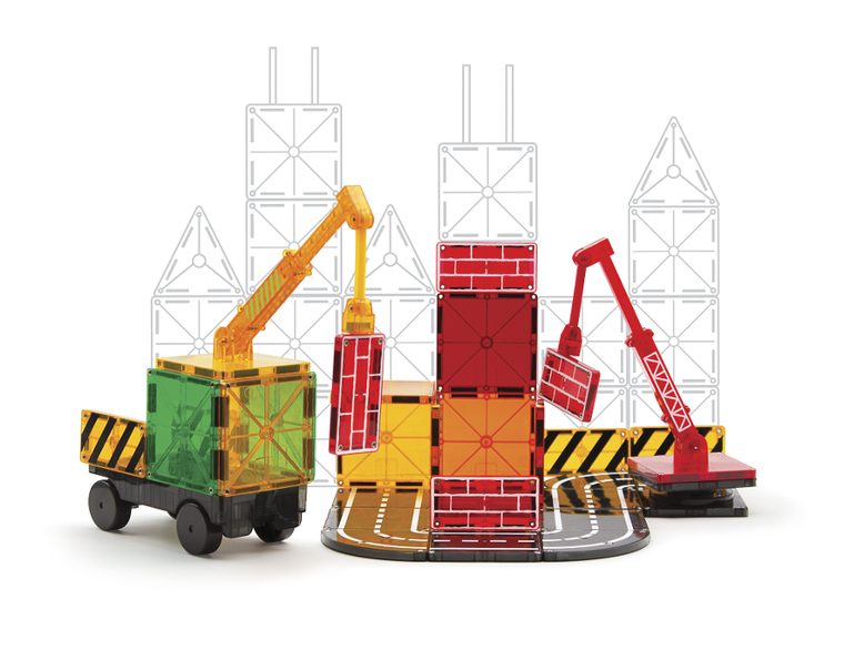 Magna Tiles, Builder, klocki magnetyczne, 32 elementy
