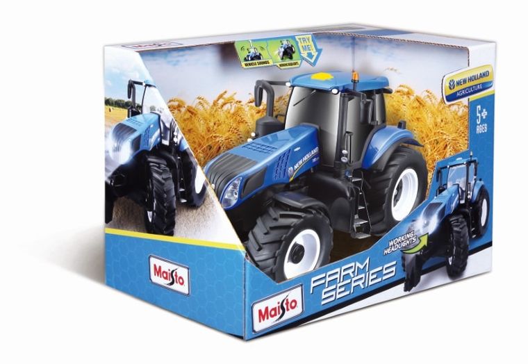Maisto, New Holland T8.320, traktor ze światłem i dźwiękiem