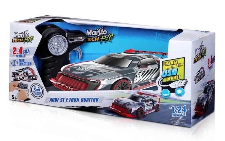 Maisto Tech, Audi S1 E-Tron Quattro RC Premium, pojazd zdalnie sterowany, 2,4 GHz