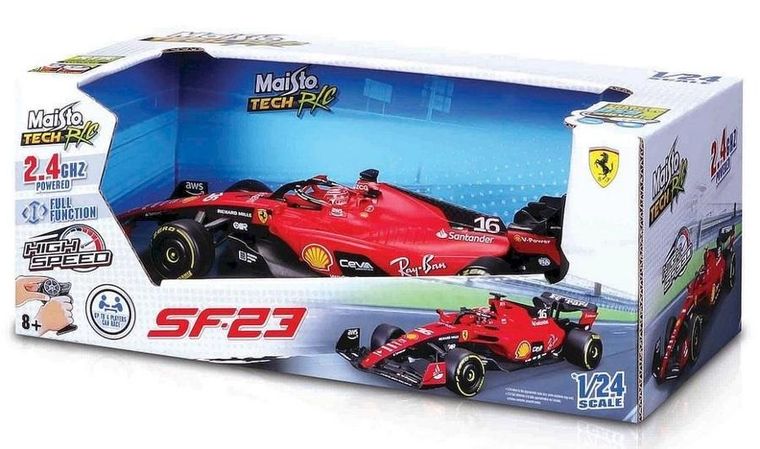 Maisto Tech, F1 Ferrari SF-23, model pojazdu, zdalnie sterowany, 1:24