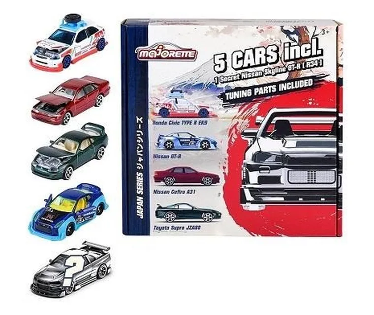 Majorette, Japan Series, zestaw pojazdów metalowych