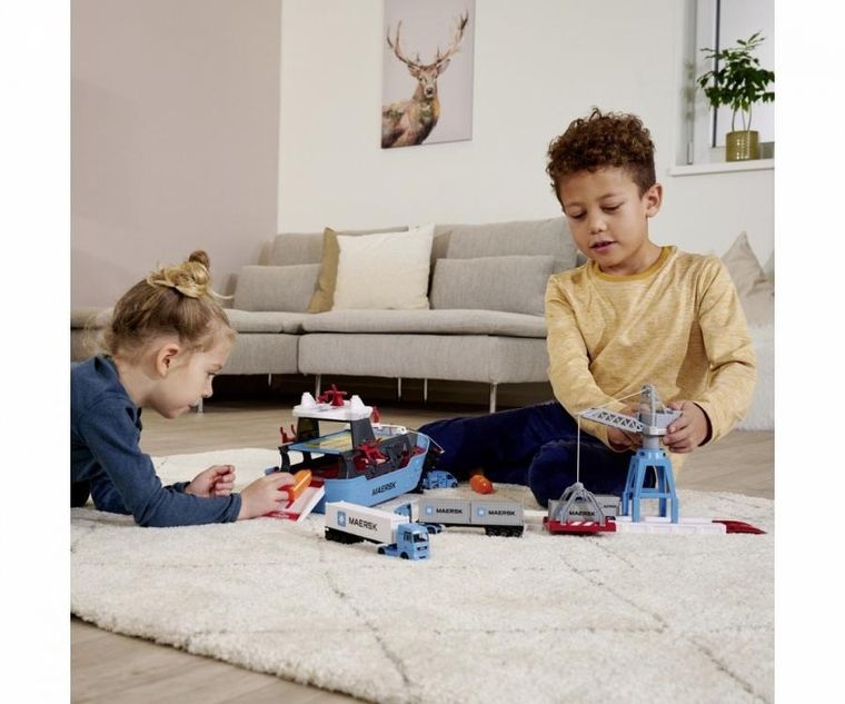 Majorette, Maersk, stacja portowa, zestaw