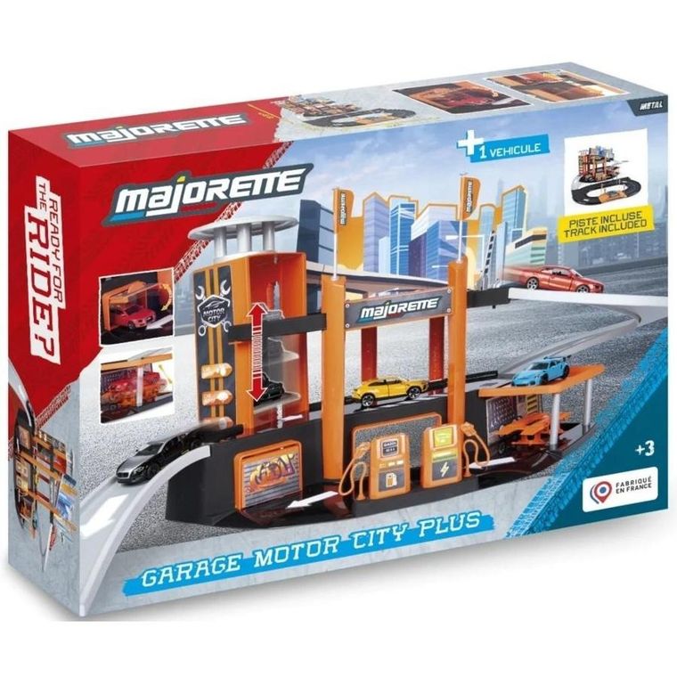 Majorette, Motor City Plus, garaż z pojazdem