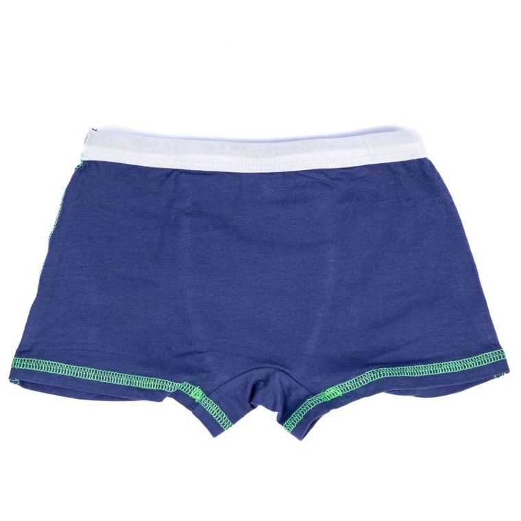 Majtki bokserki chłopięce, niebieskie, Olimpias