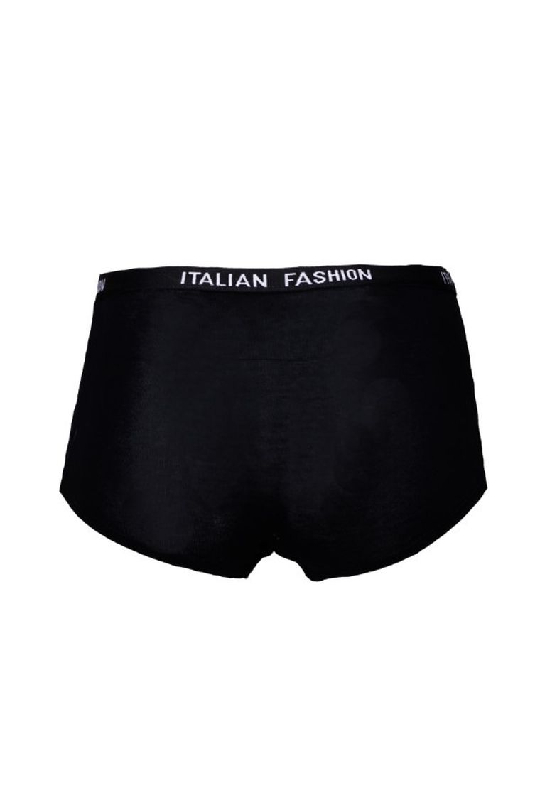 Majtki bokserki dziewczęce, czarne, Nikola, Italian Fashion