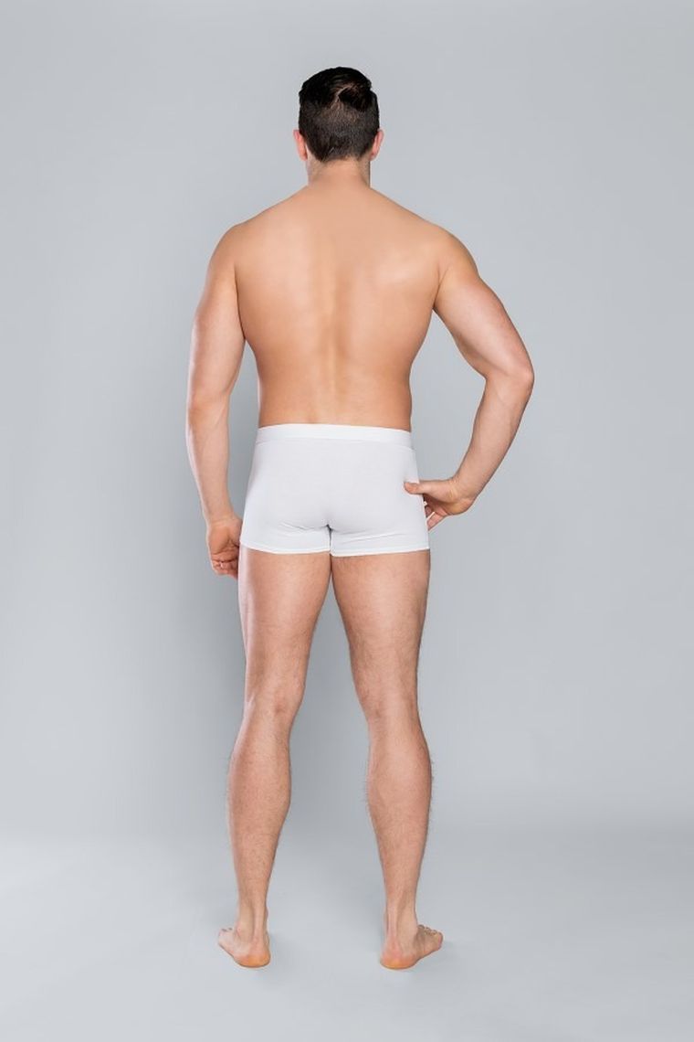 Majtki bokserki męskie, białe, Ikar, Italian Fashion