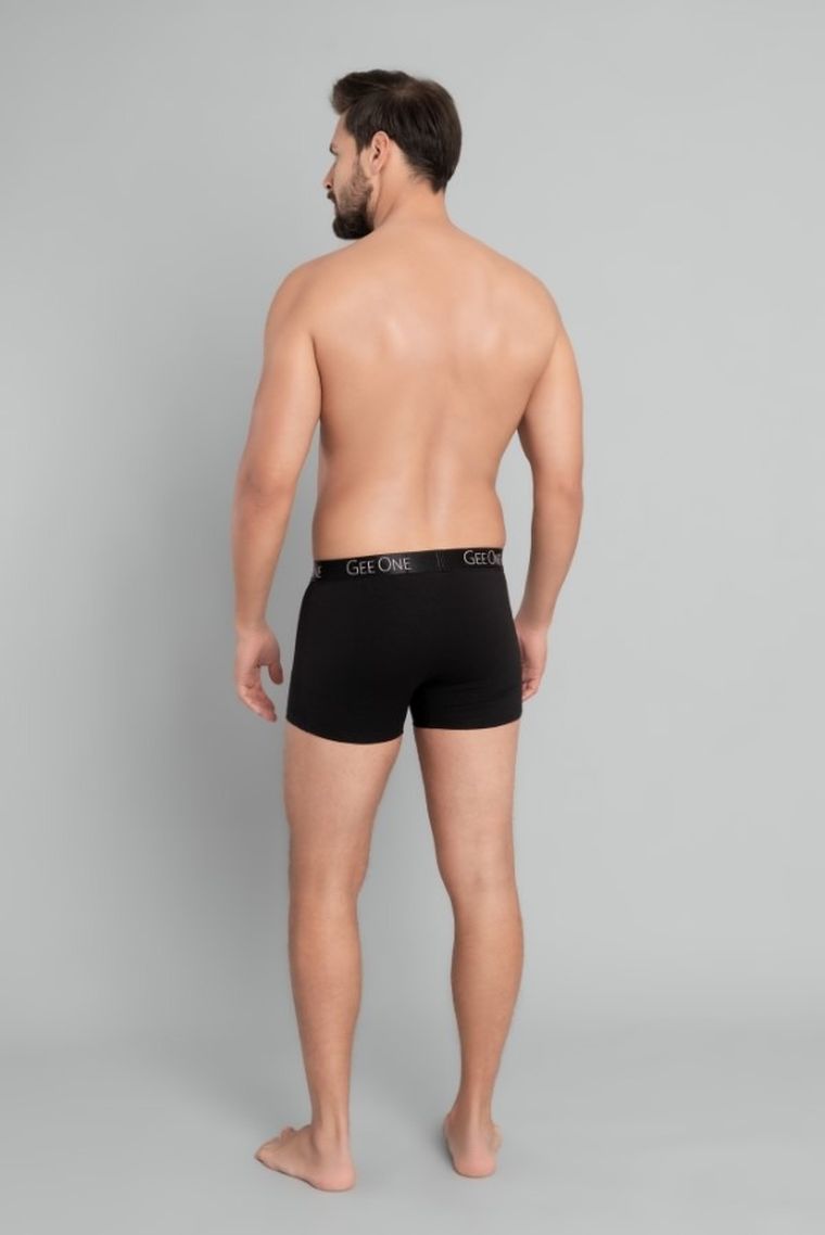 Majtki bokserki męskie, czarne, Fluo, Italian Fashion