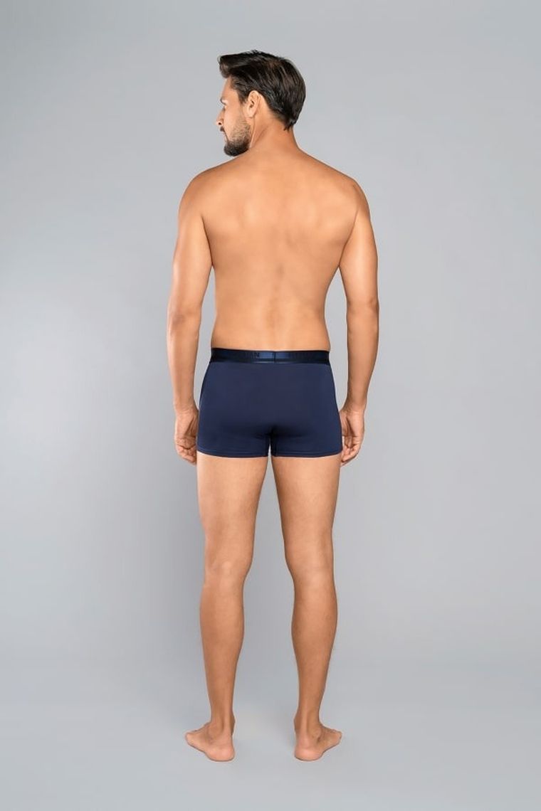 Majtki bokserki męskie, granatowe, Umberto, Italian Fashion