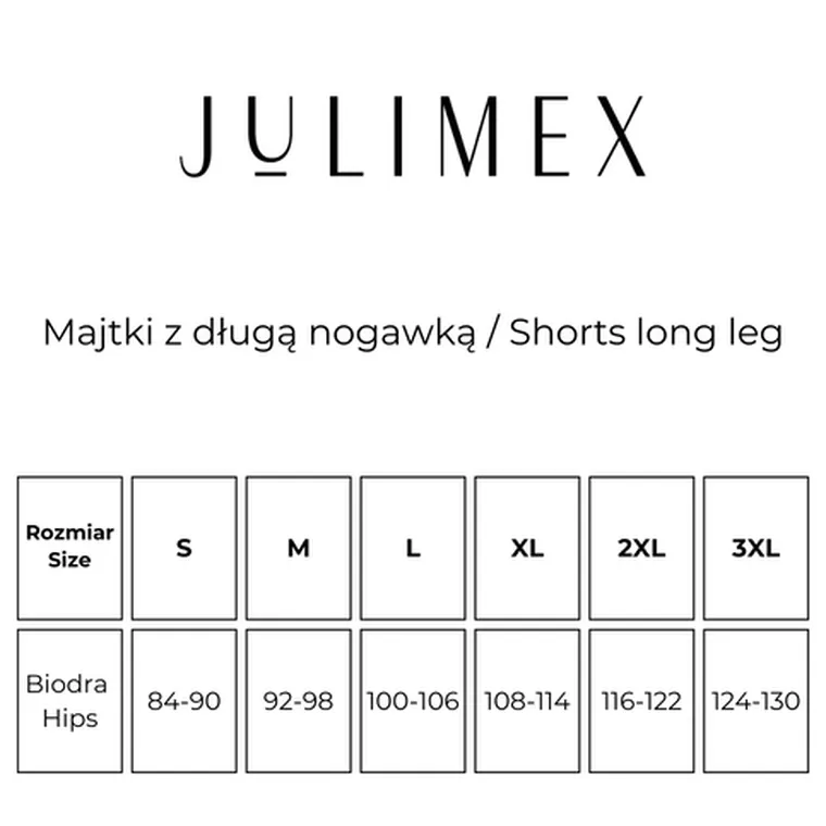 Majtki damskie, modelujące, czarne, Julimex