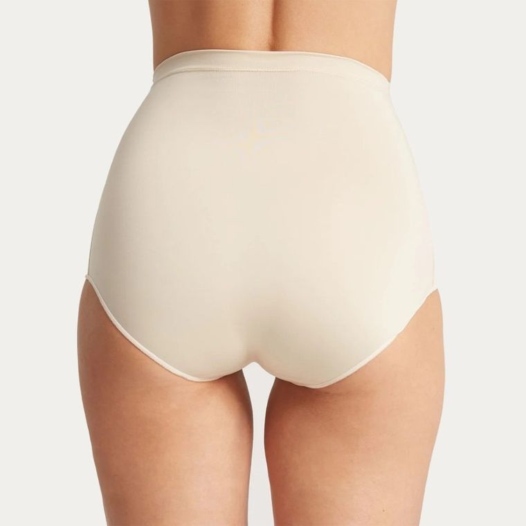 Majtki damskie z wysokim stanem, beżowe, Corrective Wear, Gatta