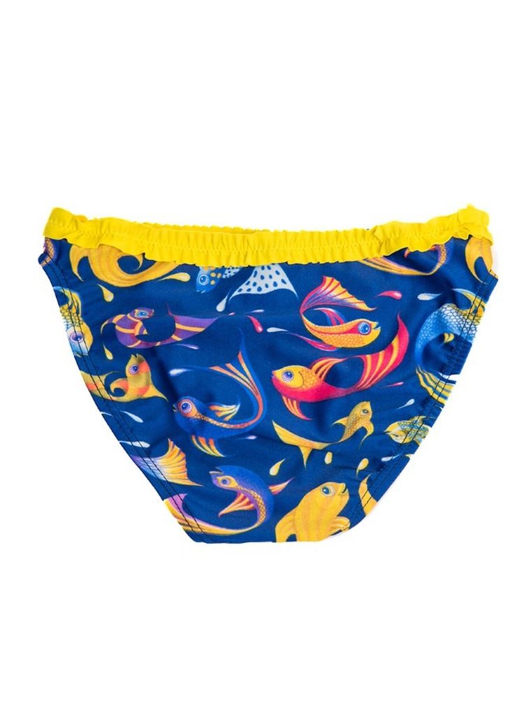 Majtki kąpielowe dziewczęce, niebieskie, Mariss