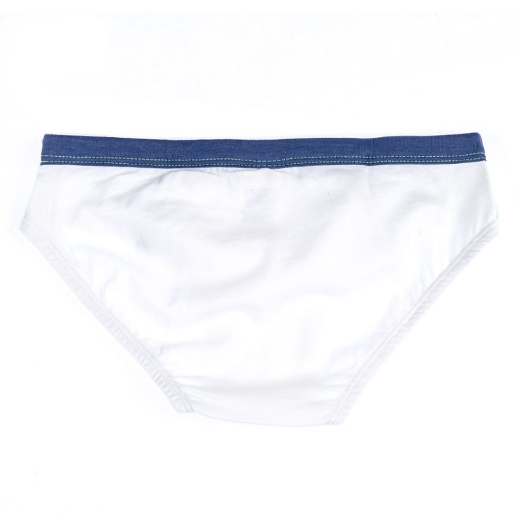 Majtki slipki chłopięce, białe, Olimpias