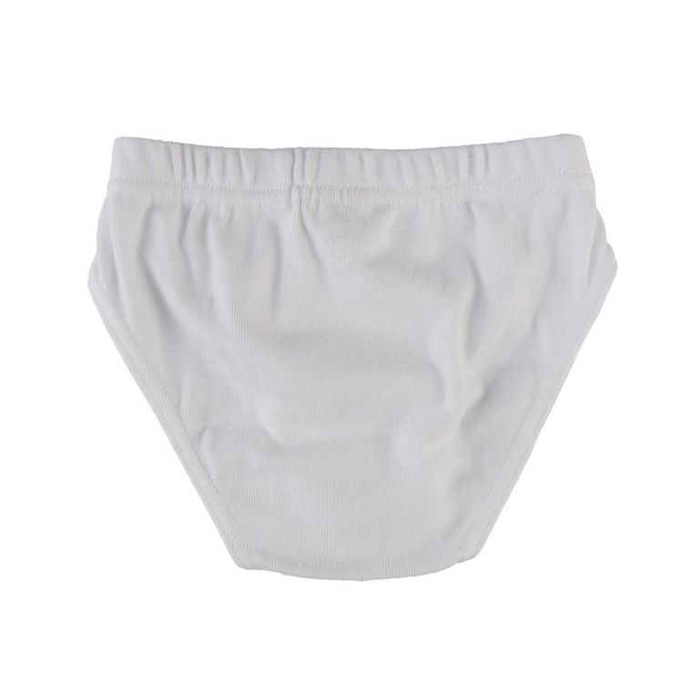 Majtki slipki chłopięce, białe, Saltex