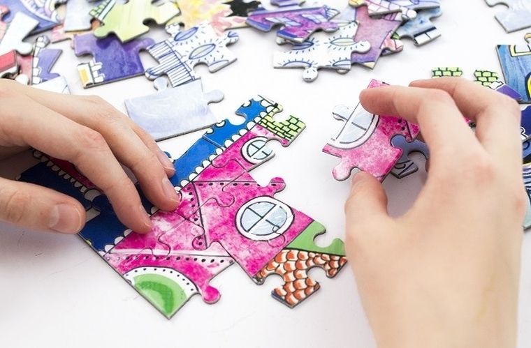 Maka Kids, Baśniowe wzgórze, puzzle magnetyczne, 120 elementów