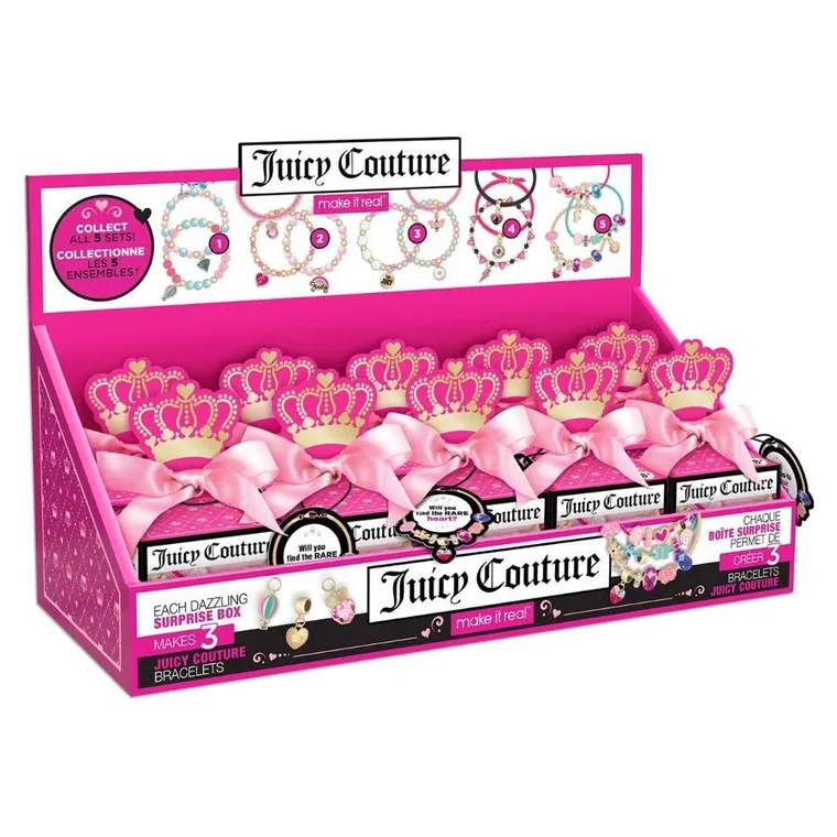 Make it Real, Juicy Couture, Dazzling, zestaw do tworzenia bransoletek, niespodzianka