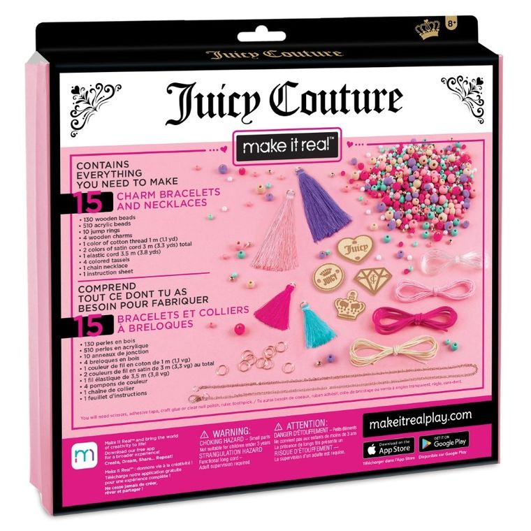 Make it Real, Juicy Couture, Trendy Tassels, zestaw do tworzenia bransoletek