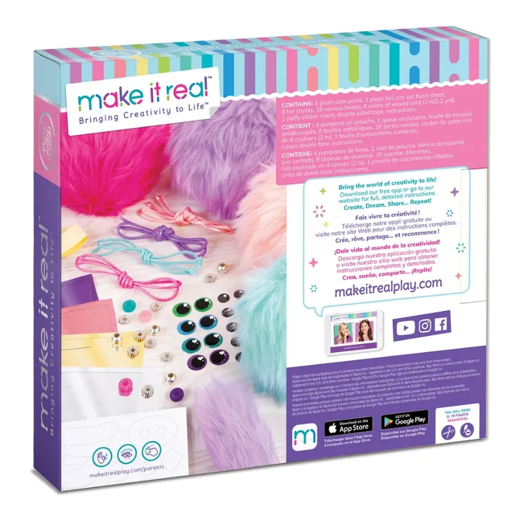 Make it Real, Puszysty przyjaciel, zestaw do tworzenia breloczków